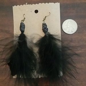 🖤Feather earrings🖤